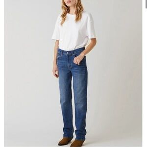 Le Jean Easy Slim Jeans Straight Leg size 27